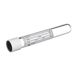 Picture of White Cap 9ml No Additive Blood Collection Tube (50 pcs)