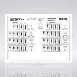 Picture of CONELOG® Planning, X-Ray foil, SCREW-LINE, 1:1.4