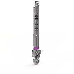 Picture of Tapered Crestal Bone Drill, Purple, 3.3mm