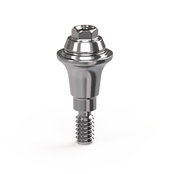 Picture of Conical Multi-unit Straight Abutment, 2mm GH, Non-engaging, Narrow