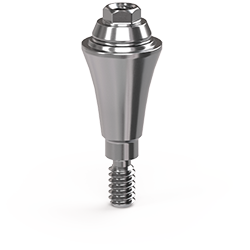 Picture of Conical Multi-unit Straight Abutment, 4mm GH, Non-engaging, Narrow
