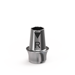 Picture of Conical Ti Base, Non-engaging, 2.0mm GH, Regular