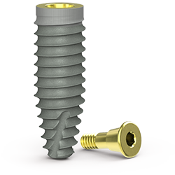 Picture of Tapered Pro Conical Implant, Ø5.2 x 15mm, Laser-Lok and RBT, Regular