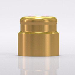 Picture of LOCATOR® fixture for bar abutment, for Ø 3.3/3.8/4.3 mm, titanuim alloy/TiN