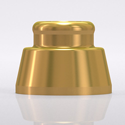 Picture of LOCATOR® fixture for bar abutment, for Ø 5.0/6.0 mm, titanuim alloy/TiN