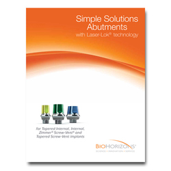 Picture of Simple Solutions Abutments with Laser-Lok Catalog and Manual