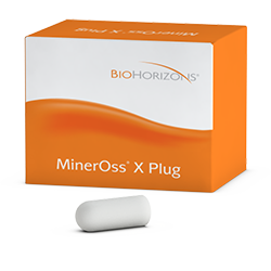 Picture of MinerOss X Straight Collagen Plug (pack of 5)