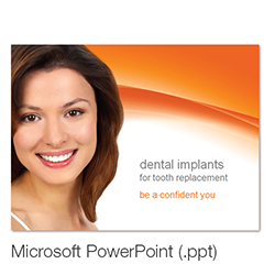 Picture of Dental implants overview presentation – French Language