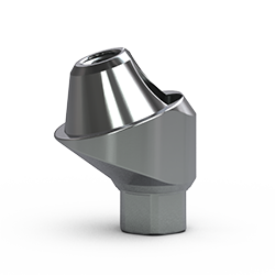 Picture of Grey Multi-unit Abutment, 17-degree, 3mm Collar