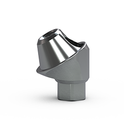 Picture of Grey Multi-unit Abutment, 30-degree, 3mm Collar