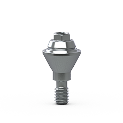 Picture of Grey Multi-unit Abutment, Straight 2mm Collar