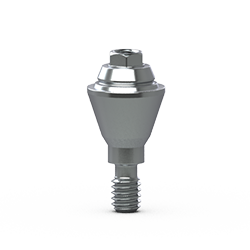 Picture of Grey Multi-unit Abutment, Straight 3mm Collar