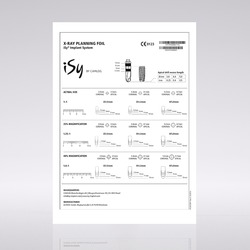 Picture of iSy® Planning, X-Ray foil, 1:1.25