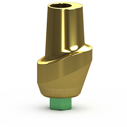 Picture of Internal 4.5mm Straight Esthetic Abutment, 3mm Buccal, Laser-Lok