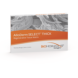 Picture of AlloDerm Select Thick ready to use, 1cm x 1cm