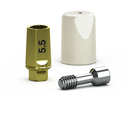 Picture of Single-stage 3.5mm Simple Solutions Abutment Pack, 5.5mm
