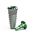Picture of Tapered Tissue Level Implant, 4.6 x 9mm, 4.5mm Platform